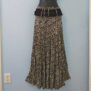 Belted Maxi Skirt (Small)